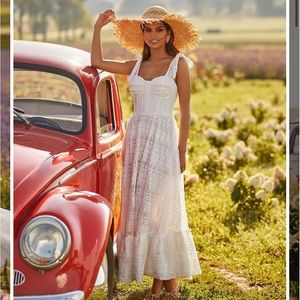 Alamour the Label white Katia dress small, 4